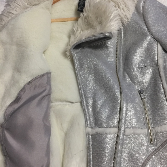 INC International Concepts Women's Silver Jacket - Picture 2 of 4